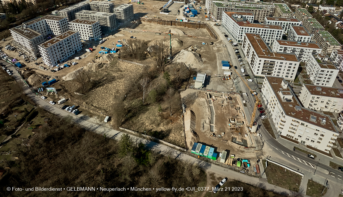 22.03.2023 - Baustele und Wohnanlage Alexisquartier